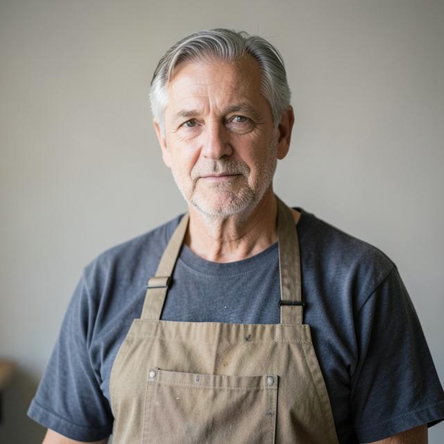 Portrait of a craft instructor in a studio