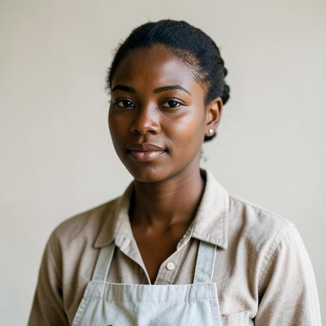 Portrait of a craft instructor in a studio